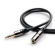 PlugLug - 4FT 3.5mm Male to Female Premium Auxiliary Audio Cable for Headphones, iPods, iPhones, iPads, Home /... N53