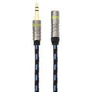 Audio AUX Extension Cable, iKross 6 Feet Braided Sleeve jacket 3.5mm Male To 3.5mm Female Extension Stereo Audio... N16