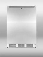 Summit FF6L7SSHHADA: Commercially approved, ADA compliant all-refrigerator for freestanding use, with stainless... N3