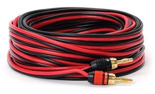 Aurum Cables 14 Gauge Speaker Wire with Pro Series Banana Plugs - 6 feet N7