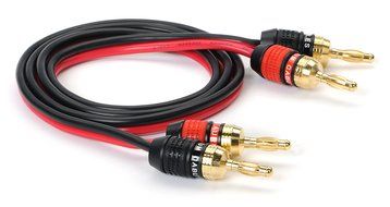 Aurum Cables 14 Gauge Speaker Wire with Pro Series Banana Plugs - 6 feet N8