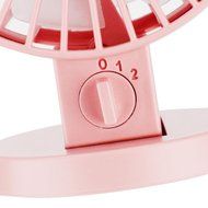 Baishitop Hand Held Portable Air Conditioner, Powered by Rechargeable Battery or USB Mini Table Fan, Fashion Fan... N17