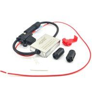 onelinkmore 12V Universal Auto FM Booster Amp Strong Anti-interference Metal Car Antenna Radio FM Signal Amplifier... N4