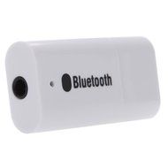 SODIAL(R) 3.5mm Stereo USB Bluetooth Wireless Audio Music Receiver Adapter White N7