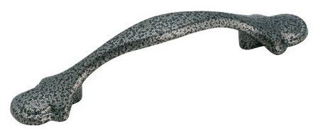 Amerock BP76295HB Rustic Finishes Pull, Hammered Black, 5-Inch by Amerock