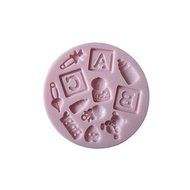 Sher ABC BABY Silicone Mold Fondant Molds Sugar Craft Tools Chocolate Mould For Cakes N2