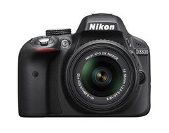 Nikon D3300 24.2 MP CMOS Digital SLR with AF-S DX NIKKOR 18-55mm f/3.5-5.6G VR II Zoom Lens (Grey) N4