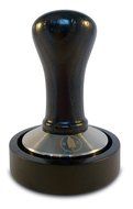 Coffee Tamper 58 Dutch Coffee Co. Premium Design - Espresso Tamper 58mm Stainless Steel Base with Solid Wood Handle...
