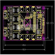 DC12V 24V Dual Channel TK2050 Class T HIFI Stereo Audio Amplifier Board N2