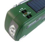DEGEN Portable FM Radio FM MW SW Hand Generator Solar Emergency Radio World Receiver with Cell Phone MP3 MP4 Charger... N3