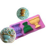 Y&amp;XL&amp;H Vase Style Sugar Candy Fondant Cake Molds For The Kitchen Baking Molds N2