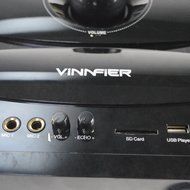 Yunmei JH2 Subwoofer 2.1 Speaker Sound System PC Home Desktop Audio Stereo Bluetooth speaker support SD card with... N6