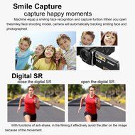 KENUO 3.0" TFT LCD 16x Zoom DV HD 1080P 16MP Camcorder Digital Video Camera W/ HDMI Black N4