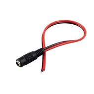 FolioGadgets CCTV Security Camera 2.1mm x 5.5mm DC Power Plug Pigtail Cable, 10 Male + 10 Female N3