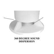 Stereostone Outdoor Subwoofer Omni Planter Garden Subwoofer (WHITE) N2