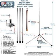 Scanner Antenna Indoor Tripod Outdoor by Super Antenna SR1 SuperScanR N2