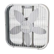 Holmes HBF2010A-WM Box Fan, Metal, 20-Inch, White by Holmes