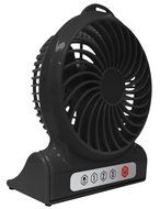 AlphaCool 4&quot; Rechargeable Battery Powered Fan N2