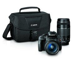 Canon EOS Rebel SL1 Digital SLR with 18-55mm STM Lens (White) N2