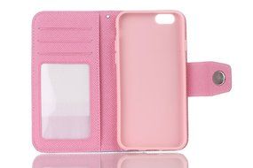 iPhone 7 Plus Wallet Case,TechCode Screen Protective with Cards Slots Cash Holder Magnetic Smart PU Leather Stand... N17