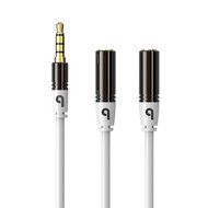 PlugLug - 4FT 3.5mm Male to Female Premium Auxiliary Audio Cable for Headphones, iPods, iPhones, iPads, Home /... N70