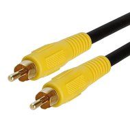 Cmple - 1-RCA Composite Video / Subwoofer / Digital Coax / S/PDIF Patch Cable -75ft N3