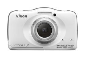 Nikon COOLPIX S32 13.2 MP Waterproof Digital Camera with Full HD 1080p Video (Blue) (Discontinued by Manufacturer) N4