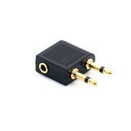 VONOTO 2 Pack 3.5mm 1/8" 2 male to 1 female Headphone Jack Socket Audio adapter - 3.5mm female to double male... N3