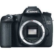 Canon EOS 70D Digital SLR Camera + Extra Battery + 2pc 64GB Memory Cards + Deluxe Case + LED Light + Paging Zone...