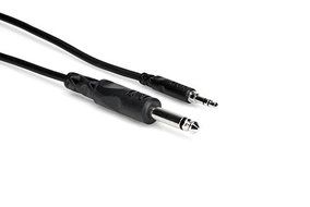 Hosa CMP-103 1/4 inch TS to 3.5 mm TRS Mono Interconnect Cable, 3 feet