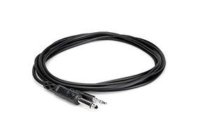 Hosa CMP-103 1/4 inch TS to 3.5 mm TRS Mono Interconnect Cable, 3 feet N2