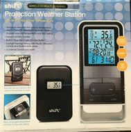 Shift 3 Wireless Multi-Channel Projection Weather Station w/ Indoor/Outdoor Temperature N3