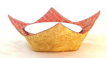 Microwave Bowl Cozy Thanksgiving/Gold Print