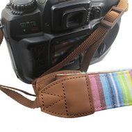 Mavota Colorful Stripe Camera Shoulder Neck Strap Camera Belt For Canon Nikon Olympus Panasonic Pentax Sony SLR... N4