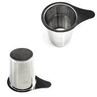Clairty Brew-in-mug Teapot Extra Fine Mesh Tea Strainer Infuser Steeper with Lid and Handle for Loose Leaf Grain...