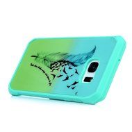 Badalink Galaxy S7 Edge Case Shockproof Drop Protection TPU Bumper Frame + Colorful Painting Hard PC Protective...