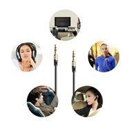 Nicer&reg; 6.6 Ft Premium Nylon Audio Cable / Aux Cord ,3.5mm Auxiliary Aux Cable for Car Stereo, Apple iphone, ipad... N18