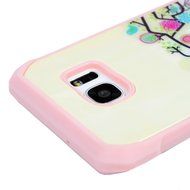 Badalink Galaxy S7 Edge Case Shockproof Drop Protection TPU Bumper Frame + Colorful Painting Hard PC Protective... N5
