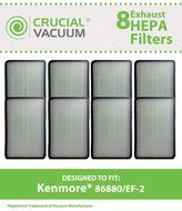 8 Kenmore 86880 EF-2 Replacement Exhaust Vacuum Filter, Compare to Sears Kenmore Vacuum Part# 86880 (or 20-86880...