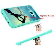 Badalink Galaxy S7 Edge Case Shockproof Drop Protection TPU Bumper Frame + Colorful Painting Hard PC Protective... N8