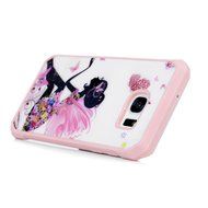 Badalink Galaxy S7 Edge Case Shockproof Drop Protection TPU Bumper Frame + Colorful Painting Hard PC Protective... N10