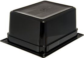 Carlisle 10422B13 High Heat One-Half Size Food Pan, 8.7-quart Capacity, 6" x 10.38" x 12.75", Amber (Case of 6) N6