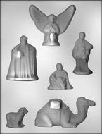 CK Products Wise Men, Camel, Angel, and Sheep Chocolate Mold