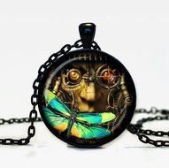 Steampunk pendant Steampunk necklace Steampunk jewelry