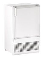U-Line ULNWH95FC03A Undercounter Marine Crescent Ice Maker, 14", White