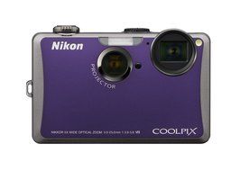 Nikon Coolpix S1100pj 14 MP Digital Camera with 5x Wide Angle Optical Vibration Reduction (VR) Zoom and 3-Inch... N17