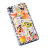 Spritech(TM) 3D Handmade Crystal Phone Case for Alcatel OneTouch IDOL 3 (5.5inch),Helloween Style Monster Pumpkin... N3