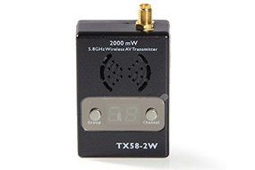 FPV TX58-2W 32CH 2000mW 5.8GHz Wireless AV Transmitter (TX Only) N7