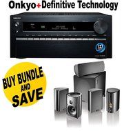 Onkyo TX-NR3030 11.2-Ch Dolby Atmos Ready Network A/V Receiver w/ HDMI 2.0 + Definitive Technology Pro Cinema...