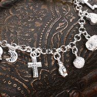 Fashion Elegant Shinny Womens Charm Pendant Bracelet Jewelry Gift KECP N2